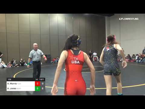 106 Lbs Rr Rnd 2 Ashley Morris Texas B Vs Amani Jones Georgia Dual