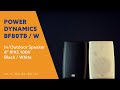 Video: Power Dynamics Bf80Tw Altavoz para Instalación 8" 50W 100V/8 Ohms IPX5