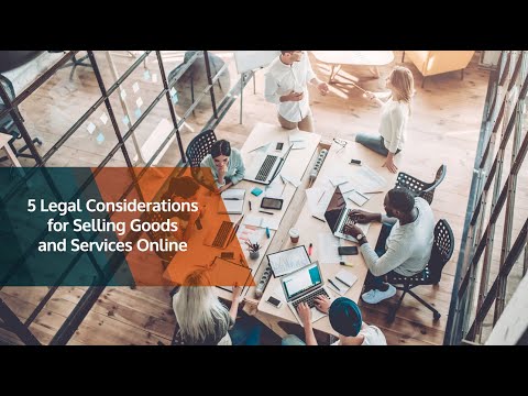 5 Legal Considerations for Selling Goods and Services Online | LegalVision