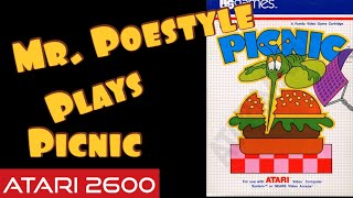 Mr. Poestyle Plays Picnic On The Atari 2600