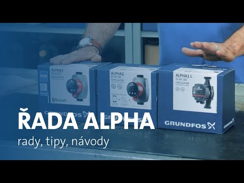Řada oběhových čerpadel ALPHA