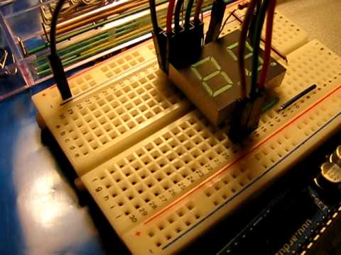 Arduino: Double seven-segment using only 9 pins