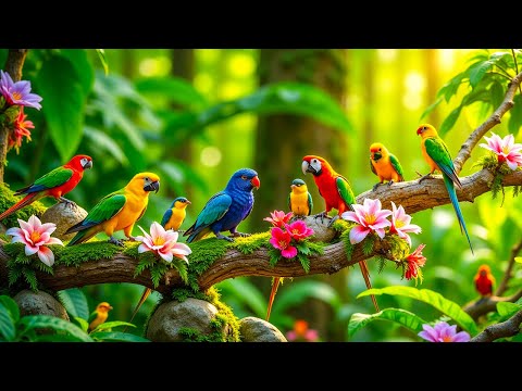 Most Colorful Birds In The World | Stunning Nature | Birds Sounds | Ultimate Birdwatching Experience