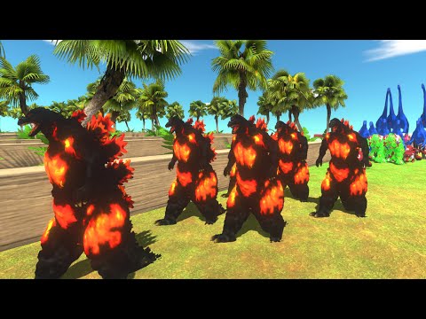 FOREST CASTLE SPEED RACE ALL DINOSAURS VS ANIMAL - Animal Revolt Battle Simulator