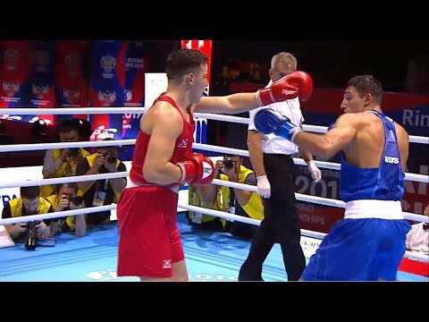 Round of 32 (81kg) LEE Sammy (WAL) vs KUSHITASHVILI GEORGII (RUS) /AIBA World 2019