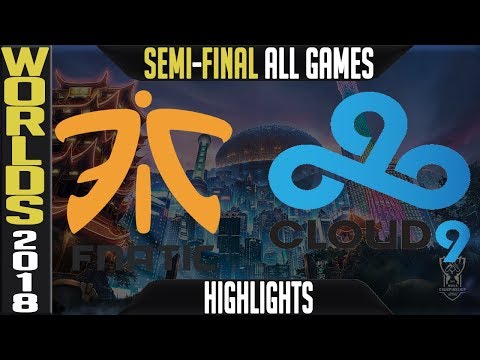 FNC vs C9 Highlights ALL GAMES | Worlds 2018 Semi-final | Fnatic vs Cloud9