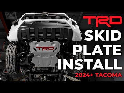 Give Your 2024+ Tacoma Actual Protection! TRD Skid Plate Install