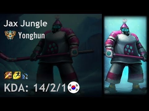 Jax Jungle vs Sejuani - Yonghun - KR Challenger Patch 7.20