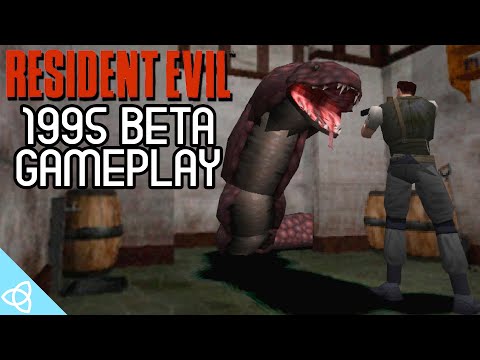 Resident Evil 1995 Beta Gameplay [Early Version with Beta and Cut Content]