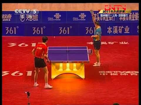 2011 China Super League @CCTV : Jinzhou -  Zhejiang [M2] WANG Liqin - MA Lin [Full Match 3/3]