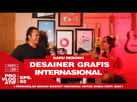 DESAINER INTERNASIONAL ASLI MALANG - DARU REDONO PERANCANG MASKOT EXPO INDONESIA BERANGKAT KE DUBAI