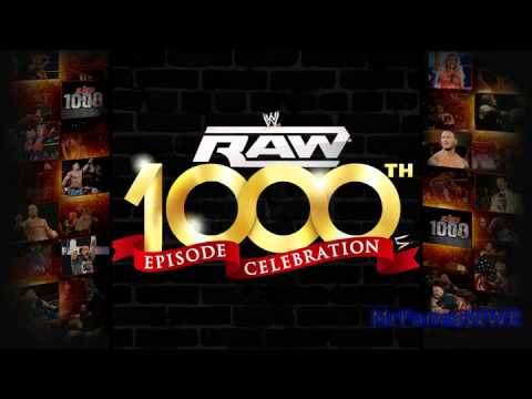 WWE Raw 1000th Episode Theme Song + Live!