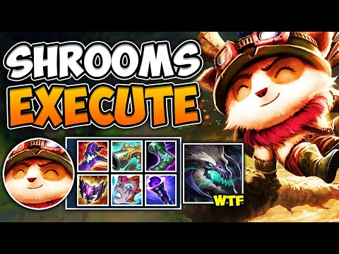 Teemo but ONE Shroom will Execute you from full Health (Deadly Shrooms)