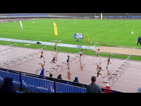 Kirstin National Champs 75m Hurdles Aug 2019