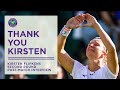 Thank you, Kirsten Flipkens | Wimbledon 2022