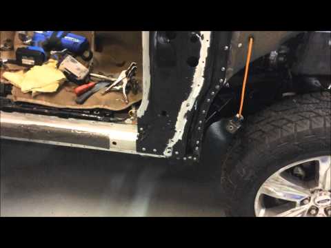 Aperture panel SPR template layout - Aluminum Body Ford F 150