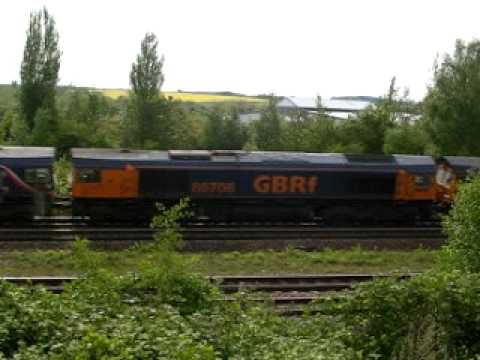 GBRf class 66 convoy (5 locos)!