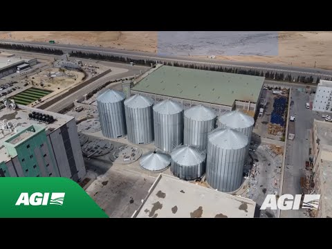 Delivering a 42,000 ton storage facility for Egyptian Swiss company!