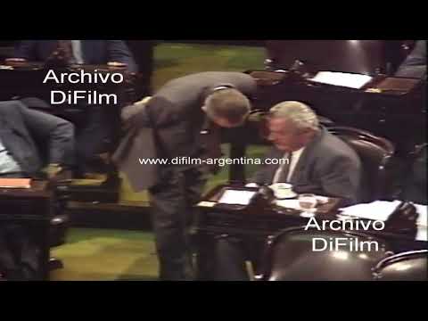 Roberto Dromi interpelacion en la Camara de Diputados privatizaciones 1990