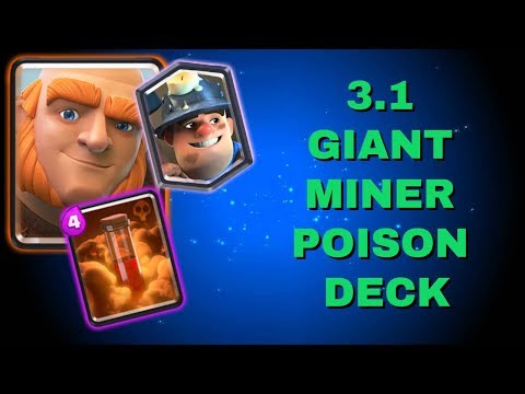 Giant Miner Poison Deck DESTROYS!!!!