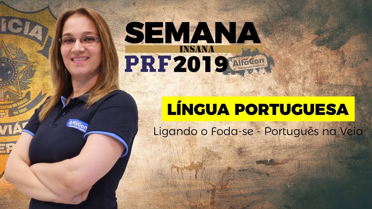 🔥 Aula de Português para o Concurso da PRF - Regência - Giancarla Bombonato - Alfacon