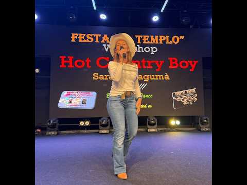 Hot Country Boy, LineDance Demo Sara Planagumà  “El Templo” Party