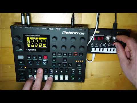Sinevibes Droplet raindrop delay Digitone & Korg NTS-1