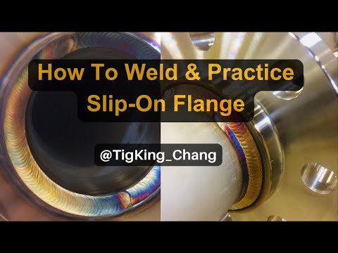 How to practice slip-on flange weld? Step by step tutorial to master flange welding