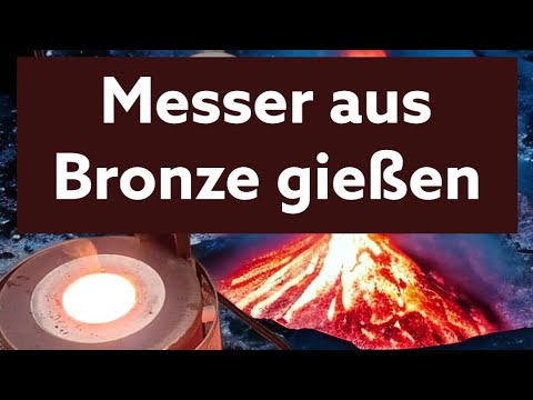 Messer aus Bronze gießen. Teil 1#messer #bronze #bronzeguss #messermacher #handwerk #handmade