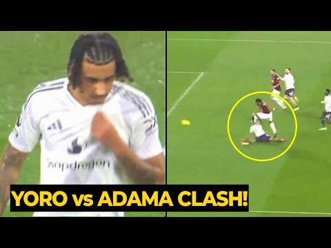 Leny Yoro as cameo TROLLS Adama Traore with crazy blocks against West Ham