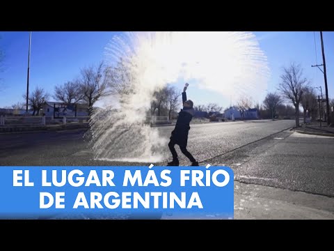 ASÍ ES VIVIR EN MAQUINCHAO: donde se congelan los caños, las garrafas y hasta el agua caliente