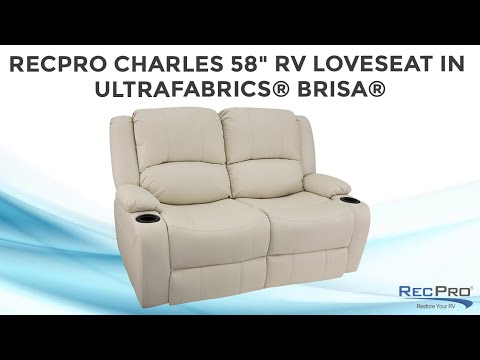 RecPro Charles 58" RV Loveseat in Ultrafabrics® Brisa®