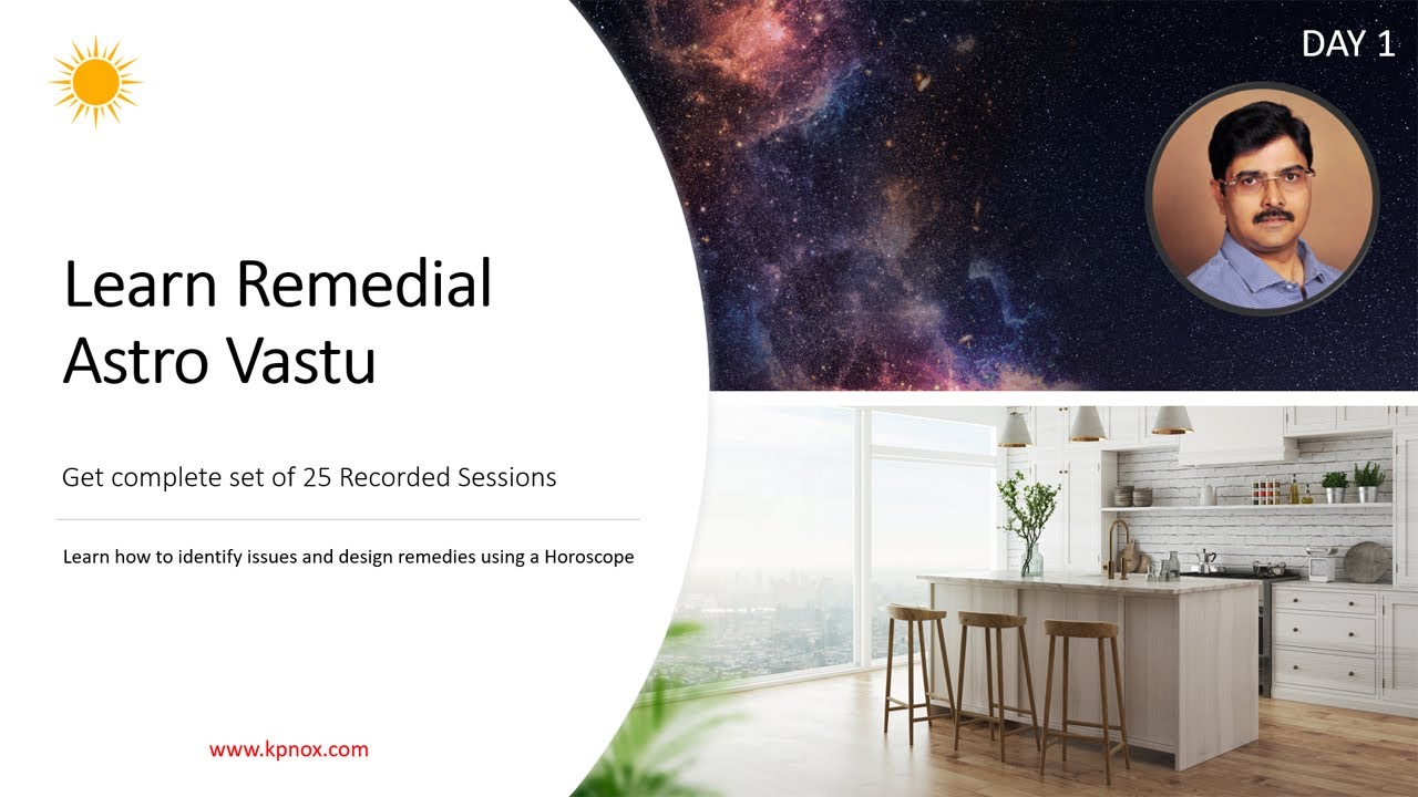 Astro Vastu Course - Day 1 of 25 | Complete Video | Remedial Astrology using KP