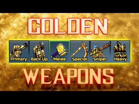 Pixel Gun 3D - Golden Weapons Gameplay