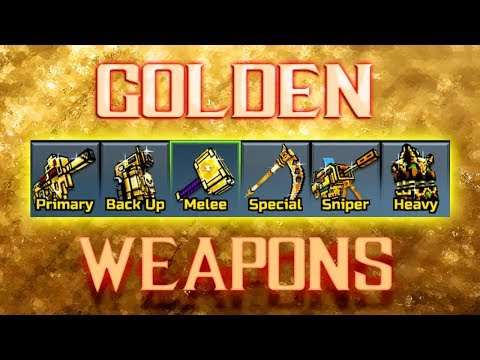 Pixel Gun 3D - Golden Weapons Gameplay