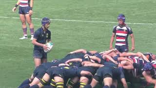 2026年高校選抜ラグビー大会　3日目　国学院栃木VS佐賀工業　前半