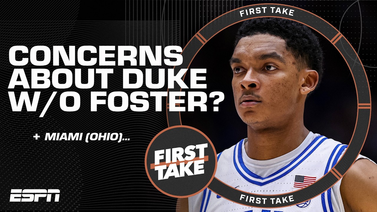 Joe Fortenbaugh identifies the LARGER PROBLEM for Duke with Caleb Foster's injury 👀 | First Take
