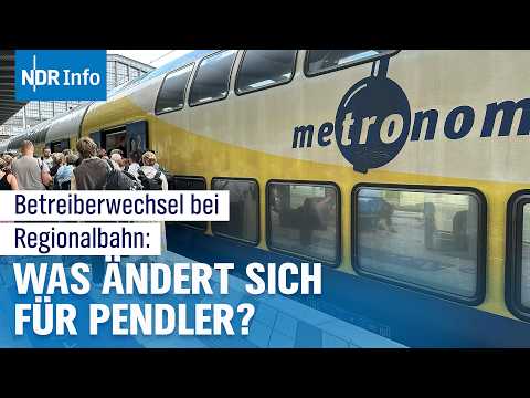 Mehr Pünktlichkeit ab 2026 mit Metronom & DB Regio im Norden? | NDR Info