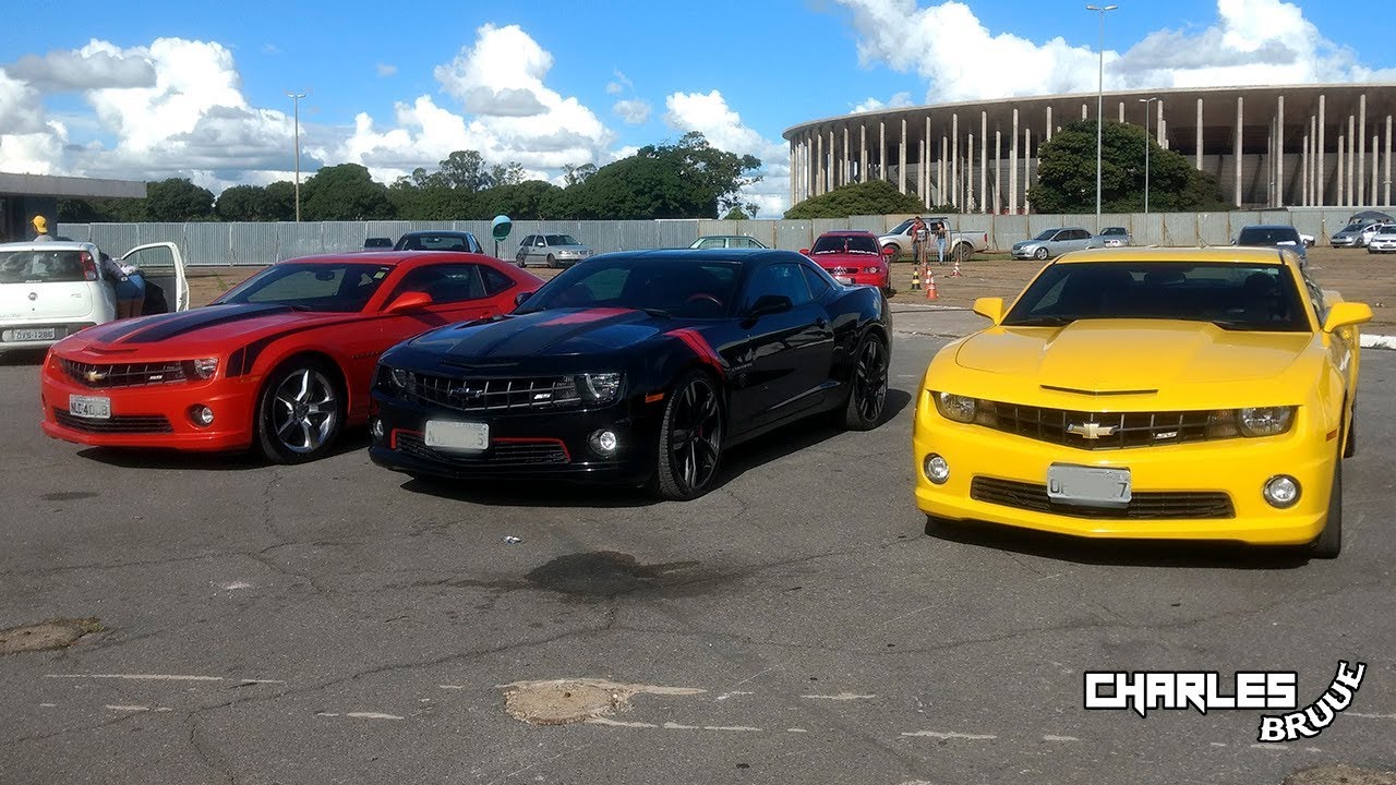 TRÊS CAMARO JUNTO E CAMPEONATO DE SOM E REBAIXADOS