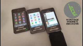 Samsung SGH-F480 & SGH-F480V Mobile phone menu browse, ringtones, games, wallpapers