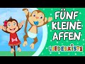 Fünf kleine Affen - Kinderlieder zum Mitsingen | Liederkiste