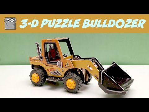 TOY BULLDOZER 3-D Puzzle Video