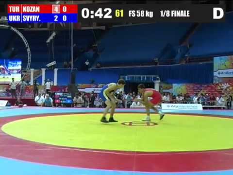 58kg 1/8 KOZAN Selim - SVYRYD Andriy