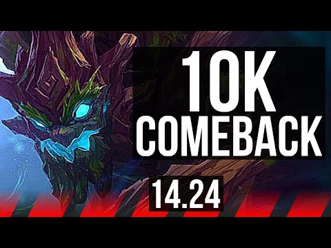 MAOKAI vs FIORA (TOP) | Comeback | NA Master | 14.24