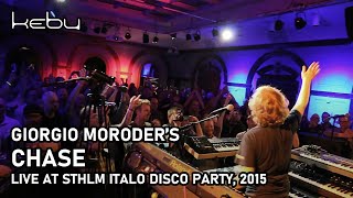 Giorgio Moroder - Chase (live by Kebu @ Sthlm Italo Disco Party 2015)