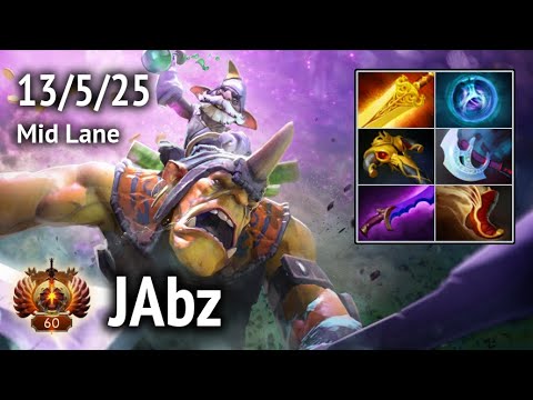 Alchemist. JAbz. Fnatic. Mid Lane. Full game. Dota 2