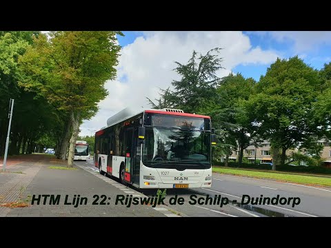 HTM Lijn 22: Rijswijk de Schilp - Den Haag Duindorp - 2020