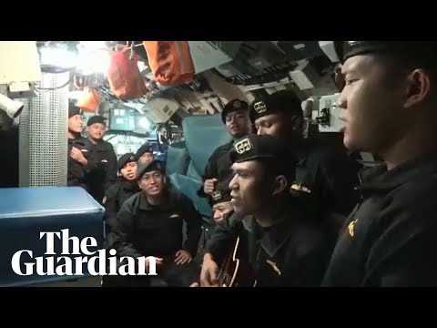 Video shows Indonesian submarine crew singing in the weeks before vessel sank