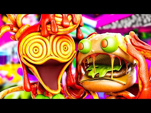 LUNCH Boxy Boo VS SPAGHETTI Mommy Long Legs (Poppy Playtime Animation)