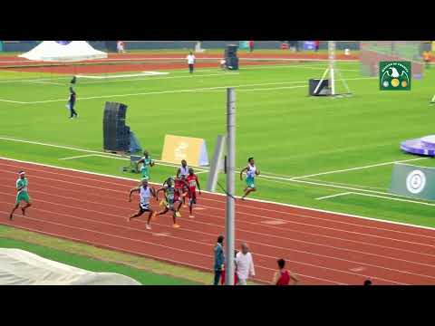 200m U20 Men Final at 3rd CAA U18/20 Championship 2025, M.K.O Stadium, Ogun State, Nigeria.